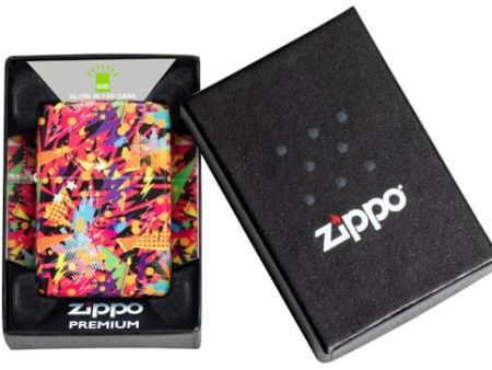 Zippo Retro Glow in The Dark Green Matte Pocket Lighter - Vintage Vibes Fashion