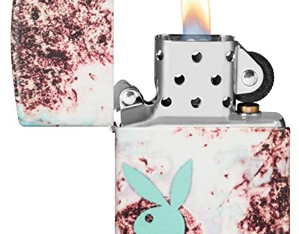 Zippo Playboy Teal 540 Vibrant Color Design Pocket Lighter - Collector s Edition Hot on Sale