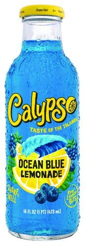 Calypso Lemonades 16 Ounce Glass Bottles (Ocean Blue Lemonade) Hot on Sale