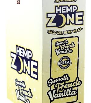 Hemp Zone Cigar Wraps (Smooth French Vanilla) Online Hot Sale