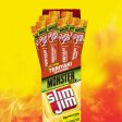 Slim Jim Monster Smoked Meat Stick, Teriyaki Seasoned, Packed with Protein, 1.94-oz. Stick 18-Count Online now