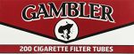 Gambler Regular King Size Cigarette Tubes 200 Count Per Box For Discount