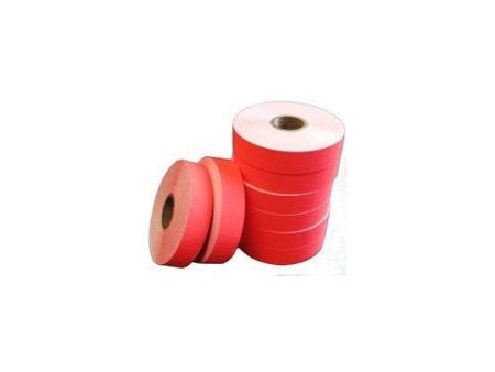 Red Labels for 1131 Price Gun, 1 Sleeve = 8 rolls, Ink Roller Included Sale