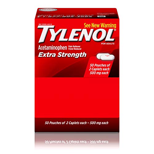 Tylenol Extra Strength Caplets Acetaminophen Pain Reliever Fever Reducer Online Sale