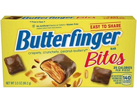 Butterfinger Bites, Chocolate Bite-Sized Peanut Butter Candy, 3.5 Ounce Theater Box Discount