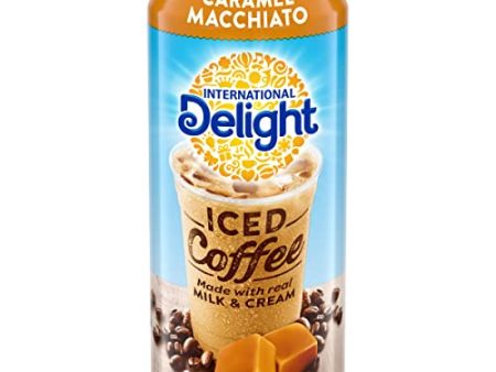 International Delight Iced Coffee, Caramel Macchiato, 15 Fl Oz, Pack of 12 on Sale