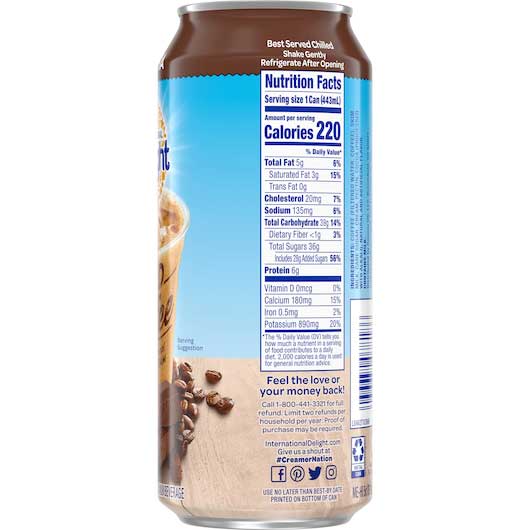 International Delight Mocha Iced Coffee, Ready-to-Drink, 15 fl oz Bottles - Rich & Creamy Coffee Experience (Pack of 12) Discount