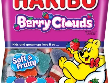 HARIBO NEW Berry Cloud Gummi Candy, 4.1 Ounce (Pack of 12) Online now