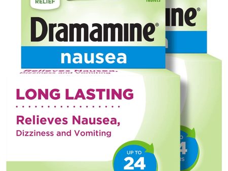 Dramamine-N Long Lasting Formula Nausea Relief 10 Count Box Hot on Sale