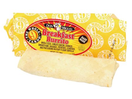 Don Miguel, Whole 9 Yards Breakfast Burrito, 7 oz., (12 count) Online