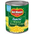 Del Monte Golden Sweet Whole Kernel Corn, Premium Quality, 8.75 oz Cans - Fresh Taste, No Preservatives - (Pack of 12) Discount