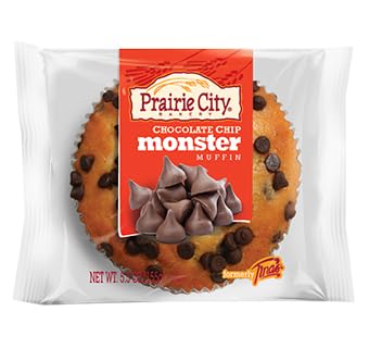 Prairie City Bakery Down Home Individually Wrapped Monster Muffins 6 Ounce (Chocolate Chip) Cheap