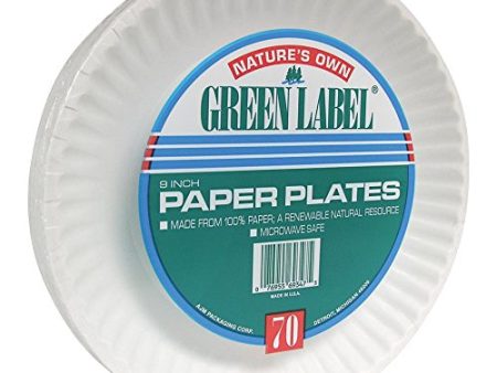 Nature s Own Green Label Paper Plates For Discount