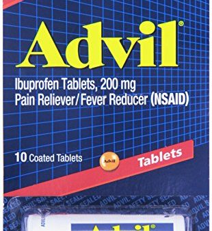 Advil Vial, Tablets, 10 ct For Discount