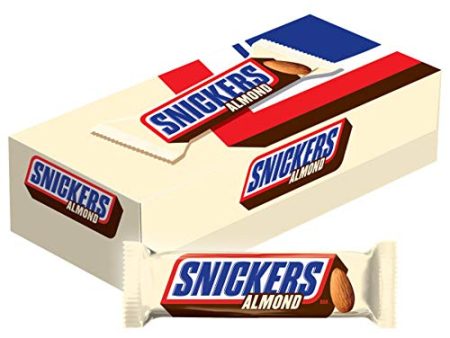 SNICKERS Almond Singles Size Chocolate Candy Bars 1.76-Ounce Bar 24-Count Box Online Sale