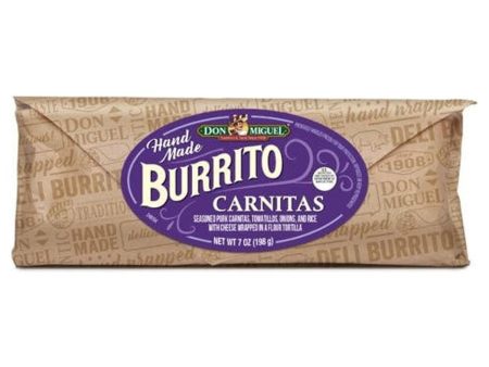 Don Miguel Carnitas Burrito, 7 oz (Pack of 12) For Cheap