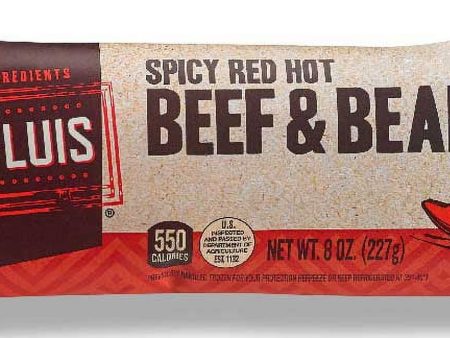 Deli Express San Luis Spicy Red Hot Beef and Bean Burrito, 8 Ounce (Pack of 10) Online Hot Sale