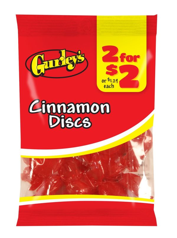 Gurley s Cinnamon Discs, Spicy Hard Candy, Sweet Heat Treat (Pack of 12) Cheap