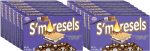 Cookie Dough Bites - S Moresels - S Mores Flavored Chocolate-Covered Edible Cookie Dough Bites - Egg-Free Edible Cookie Dough Candy 3.1 oz (Pack of 12) Fashion