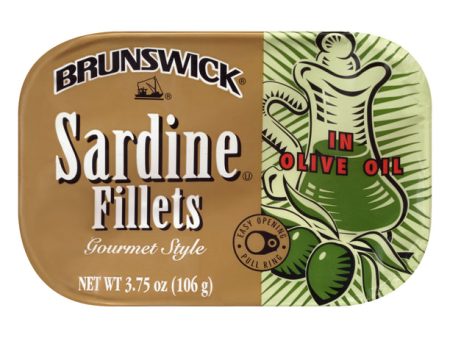 BRUNSWICK Wild Caught Sardine Fillets in Olive Oil (1-Can) Supply