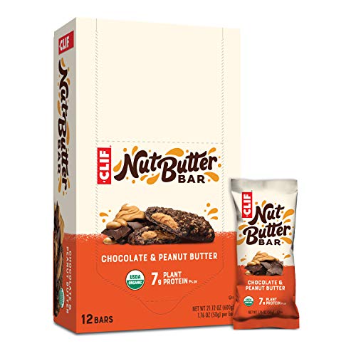 CLIF Nut Butter Bar Organic Snack Bars Chocolate Peanut Butter (12 Count For Sale