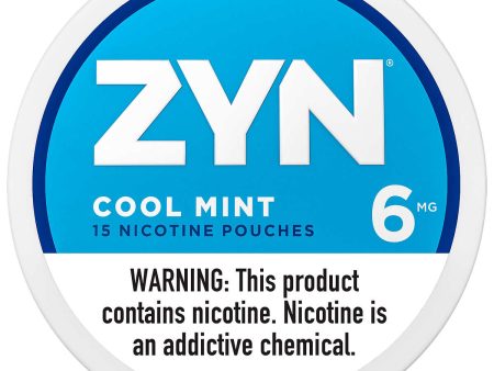 ZYN Cool Mint Nicotine Pouches 6mg (Pack of 5) Online