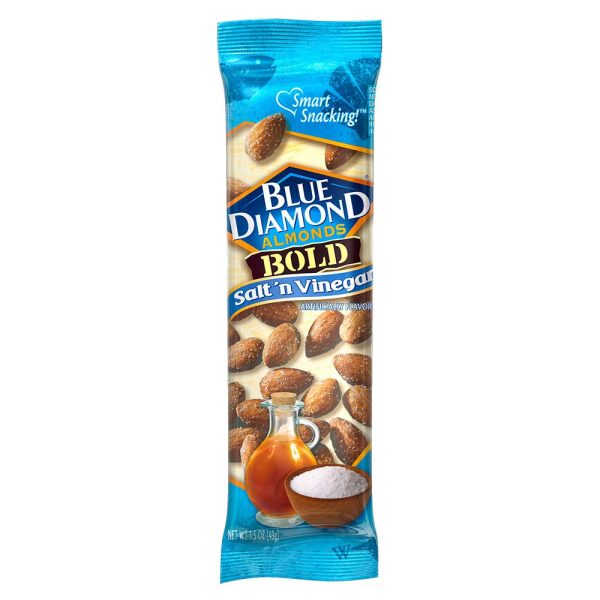 Blue Diamond Almonds, Bold Salt & Vinegar, 12 - 1.5 Ounce Packs (1-Case) Fashion