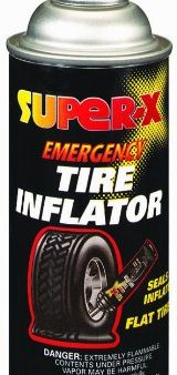 Super-X 659 Emergency Tire Inflator - Tip Applicator - 12-Ounce Aerosol Can Discount