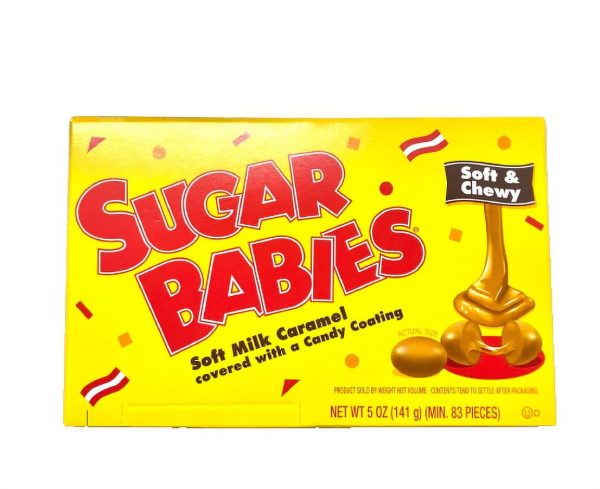 Sugar Babies Soft Milk Caramels, Chewy Candy Theater Box, 5 oz Each - Delicious Caramel Flavor, Perfect for Sharing (Pack of 12) Discount