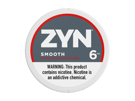 ZYN Smooth Nicotine Pouches 6mg (Pack of 5) For Discount