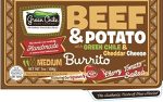 Green Chile Food Company, Beef with Potato Green Chile Cheddar Burrito, 7 oz, (12 count) Cheap