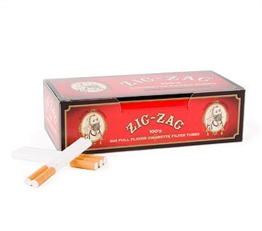 Zig Zag Full Flavor 100mm Cigarette Tubes (5 Boxes) 200 Count Per Box Sale