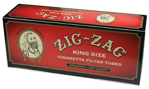 ZIG ZAG TUBE REG King 200 Count - 5 Boxes Supply