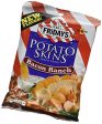 TGI Fridays Bacon Ranch Potato Skin Chips, 3 oz Bags - Crispy, Savory Snack - Perfect for Parties or Snacking - (Pack of 6) on Sale