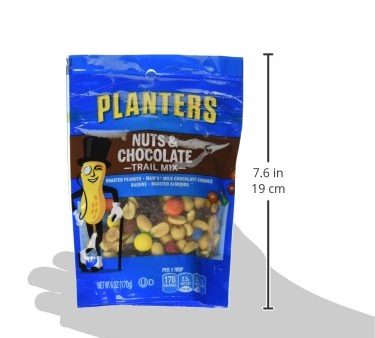 Planters Nuts & Chocolate M&M s Trail Mix 6 oz [12-Bags] For Cheap