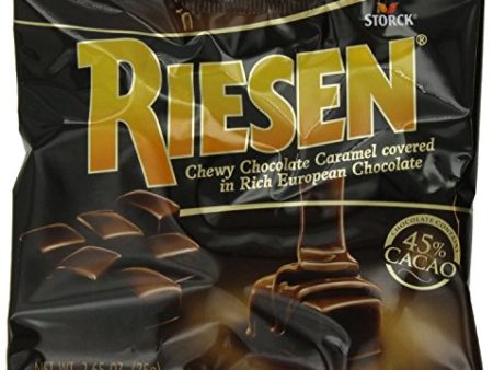 Riesen Chewy Chocolate Caramel - 2.65oz (Pack of 3) Supply