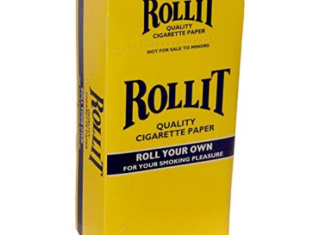 Roll It Single Wide Quality Cigarette Papers (24 Booklets Of 100 Leaves) For Cheap