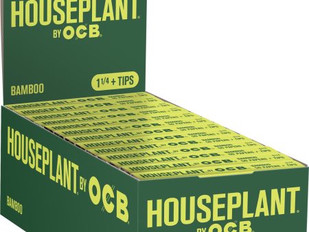 Houseplant® by OCB® Bamboo 1 1 4 Rolling Papers + Tips Online Sale