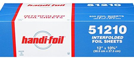 Handi-Foil 51210 12  x 10.75  Foil Pop-up Sheets (Pack of 500) For Discount