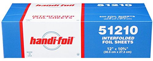 Handi-Foil 51210 12  x 10.75  Foil Pop-up Sheets (Pack of 500) For Discount