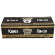 Gambler Gold King Size Tube Cut Cigarette Tubes 200 Count Per Box (Pack of 5) Hot on Sale