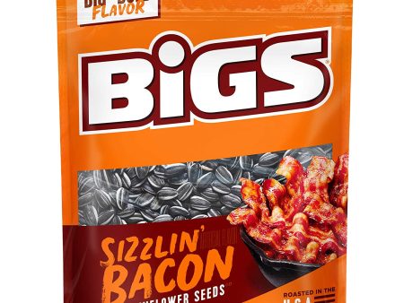 BIGS Bacon Salt Sizzlin  Bacon Sunflower Seeds, 5.35-Ounce Bag For Discount