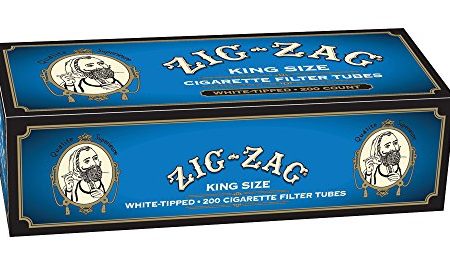 Zig Zag Light King Size Cigarette Tubes 200 Count Per Box (5-Boxes) Cheap