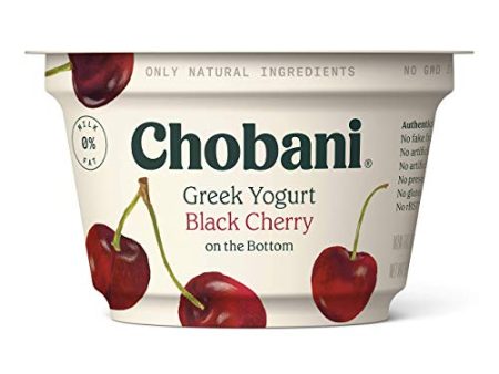 Chobani, Black Cherry Non Fat Yogurt, 5.3 Ounce Hot on Sale