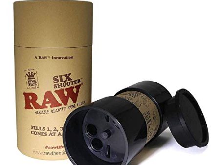 RAW Six Shooter for King Size Cone Loader Filling Device Online Sale