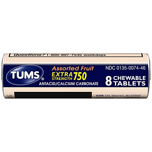 Tums Extra Strength 750 Assorted Fruit Flavor (Pack of 12) (1-Case) Cheap