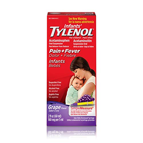 Infants  Tylenol Acetaminophen Liquid Medicine, Grape, 2 fl. oz For Cheap