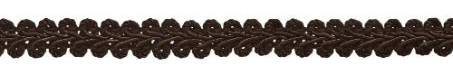 D‚Äö√†√ú‚àö‚â†COPRO 1 2 inch Basic Trim French Gimp Braid, Style# FGS Color: Mocha - D2, Sold by The Yard For Cheap