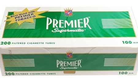 Premier Menthol 100mm Cigarette Tubes 200 Count Per Box Discount