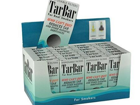 TarBar Cigarette Filters, 24 Pack Display Box Fashion